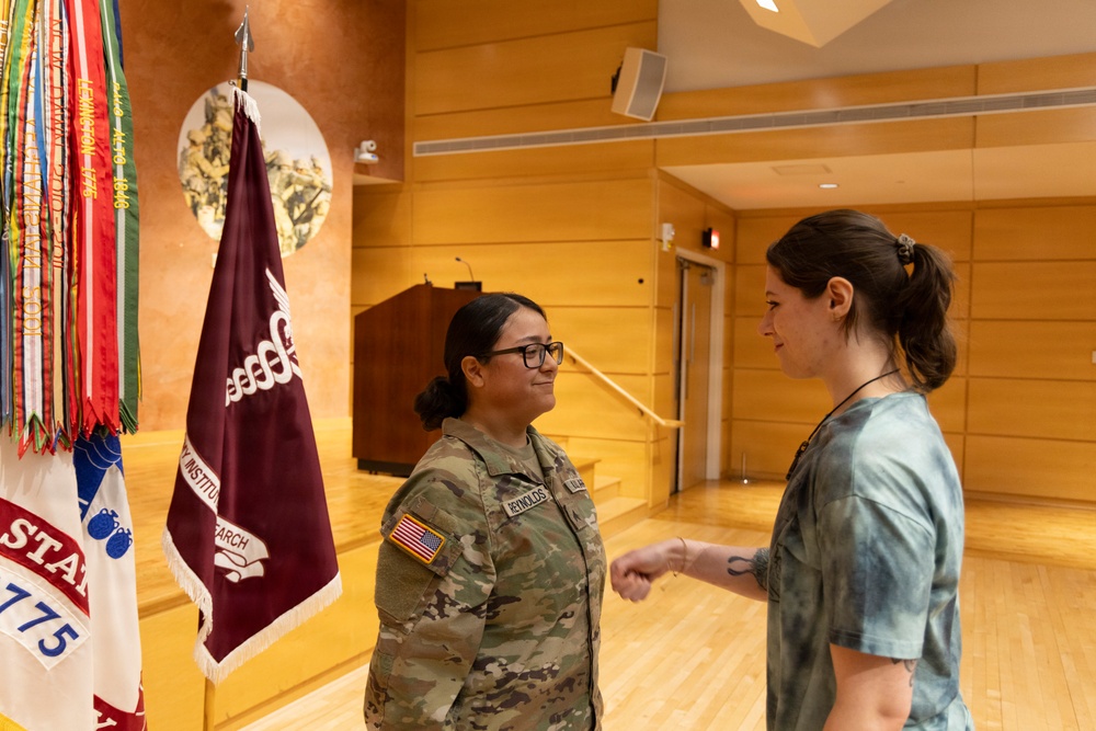 Sgt. Jesusita Reynolds promotion ceremony