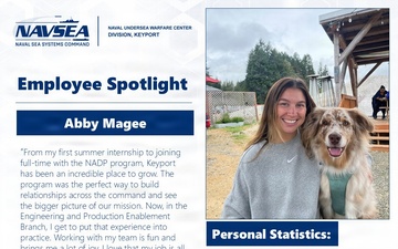 NUWC Division, Keyport Employee Spotlight: Abby Magee