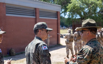 Maj. Gen. Seung Min Ryu visit Parris Island