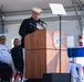 The Commandant, Gen. Eric M. Smith attends the commissioning of the USS Harvey C. Barnum Jr.