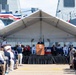 The Commandant, Gen. Eric M. Smith attends the commissioning of the USS Harvey C. Barnum Jr.