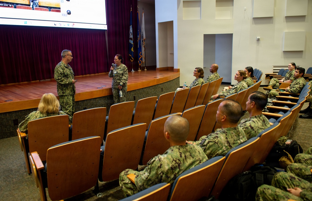Commander Naval Medical Forces Atlantic visits NMCSD