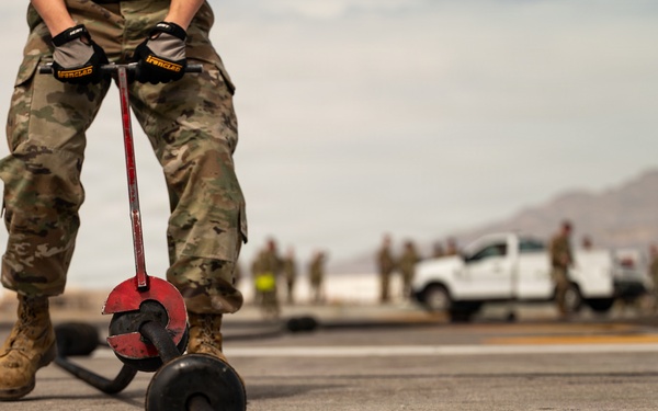 Nellis AFB; arresting cable; competition; flightline; ACC