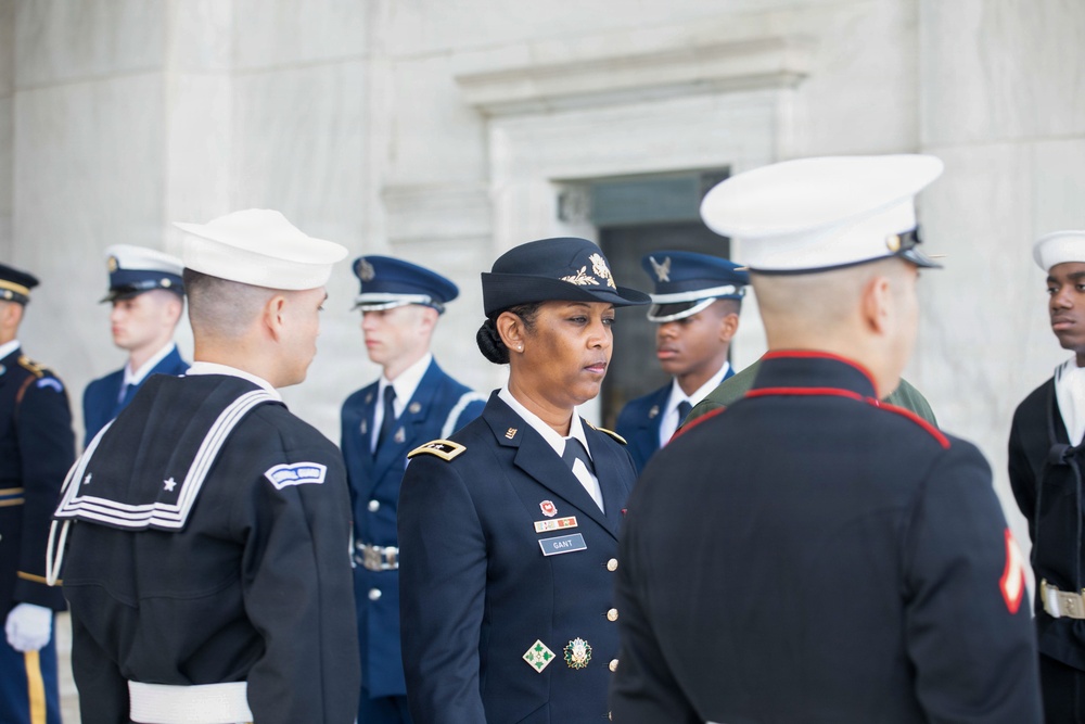 Armed Forces Full Honors Wreath Ceremony honoring President Thomas Jefferson