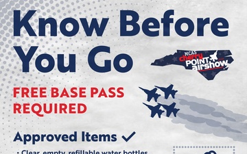 Know Before You Go 2026 MCAS Cherry Point Air Show