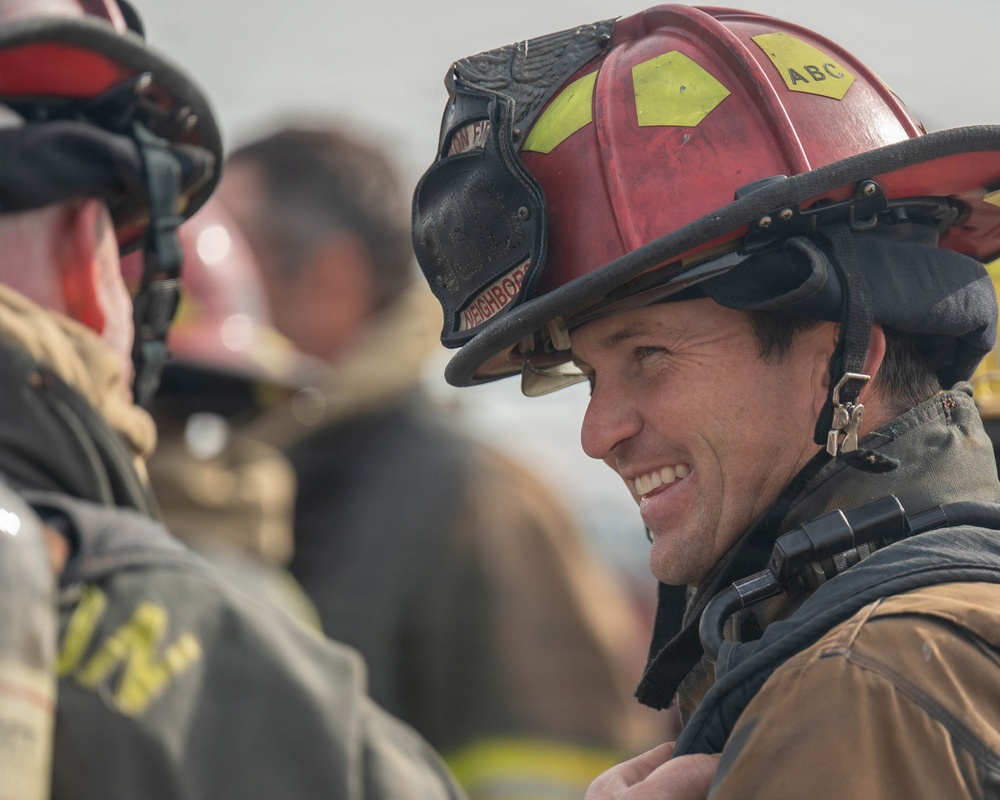 Partnership in action: Altus AFB, Lawton Fire Department train side by side