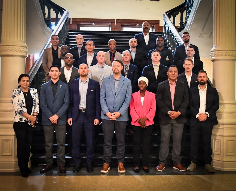 CL76 IMS, U.S. Army Noncommissioned Officer Academy, Sergeants Major Course participate in a Field Studies Trip