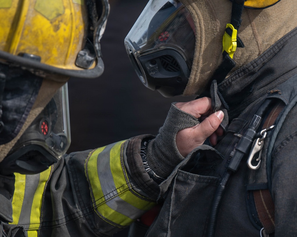 Partnership in action: Altus AFB, Lawton Fire Department train side by side