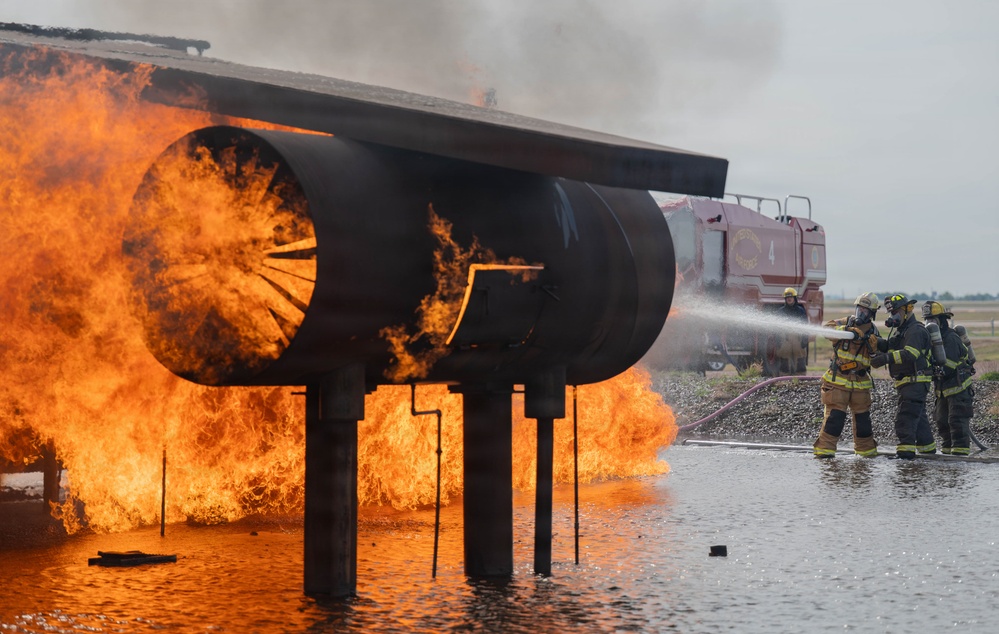 Partnership in action: Altus AFB, Lawton Fire Department train side by side