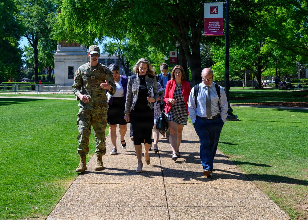 Air University faculty visit University of Alabama