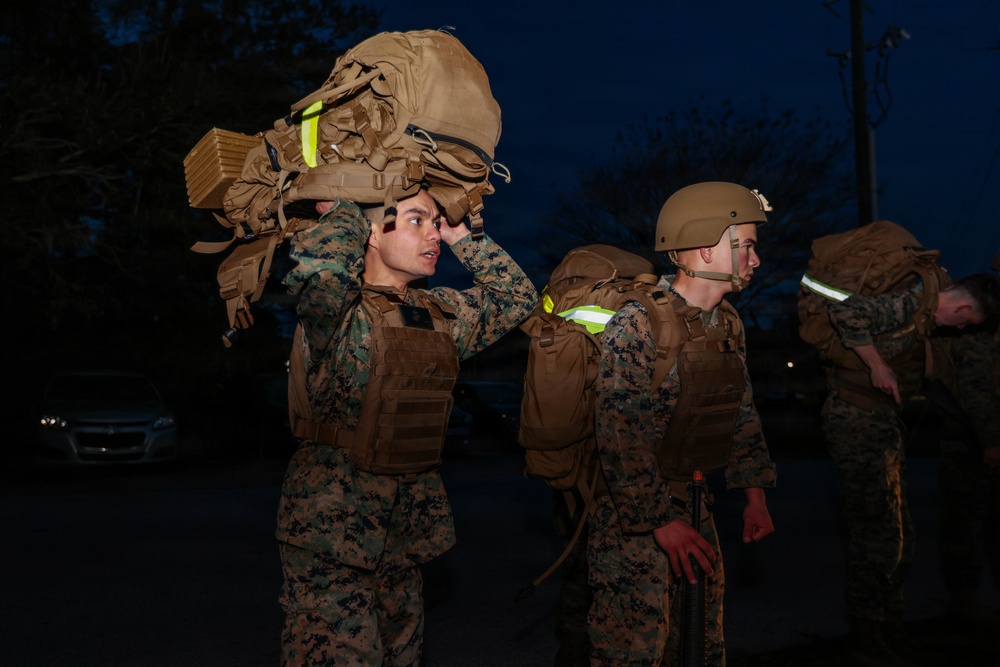 Corporals School Class 3-26 20km Hike