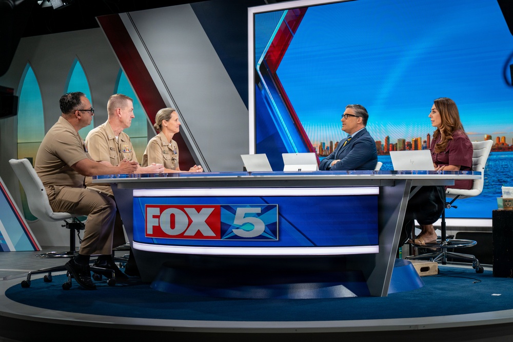 Expeditionary Strike Group 3 Leadership Joins Fox 5 Morning News to Speak on the Recovery of NASA’s Artemis II Crew and Space Capsule