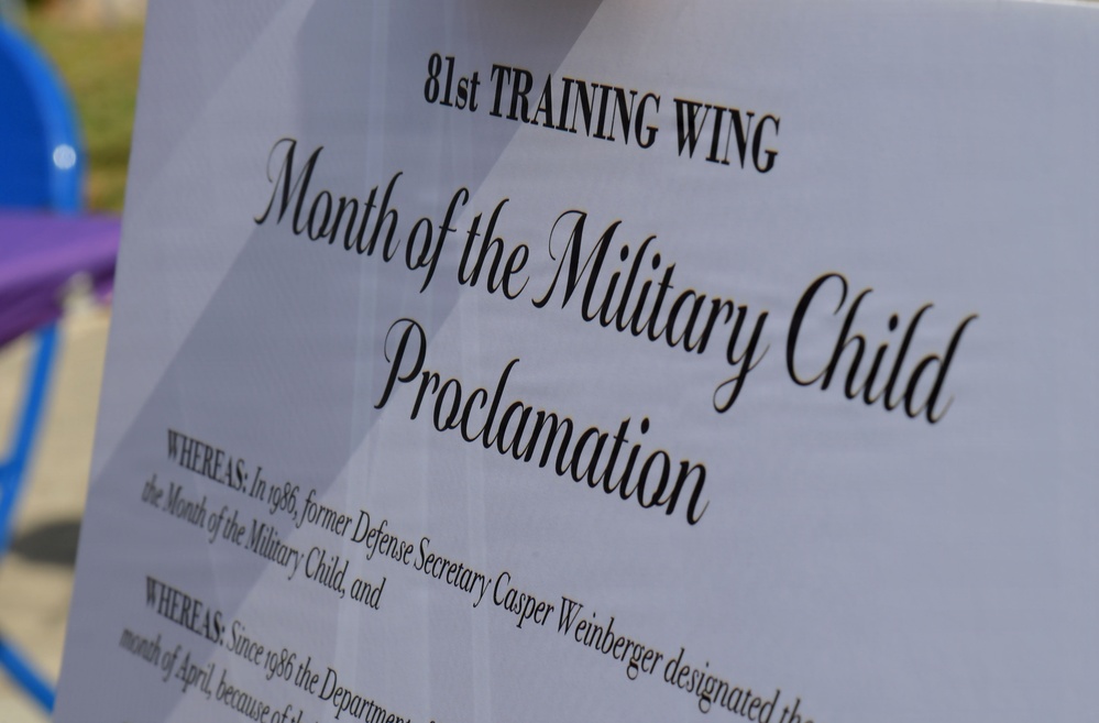 Proclamation reading and parade kicks off Month of the Military Child