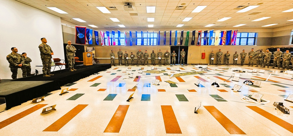 Fort McCoy NCO Academy’s Battle Staff NCO Course 004-26 students hold Combined Arms Rehearsal