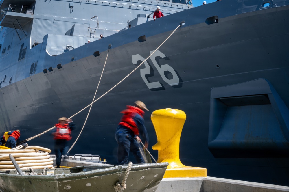 USS John P. Murtha Returns to San Diego following Recovery of NASA’s Artemis II  Crew and Space Capsule