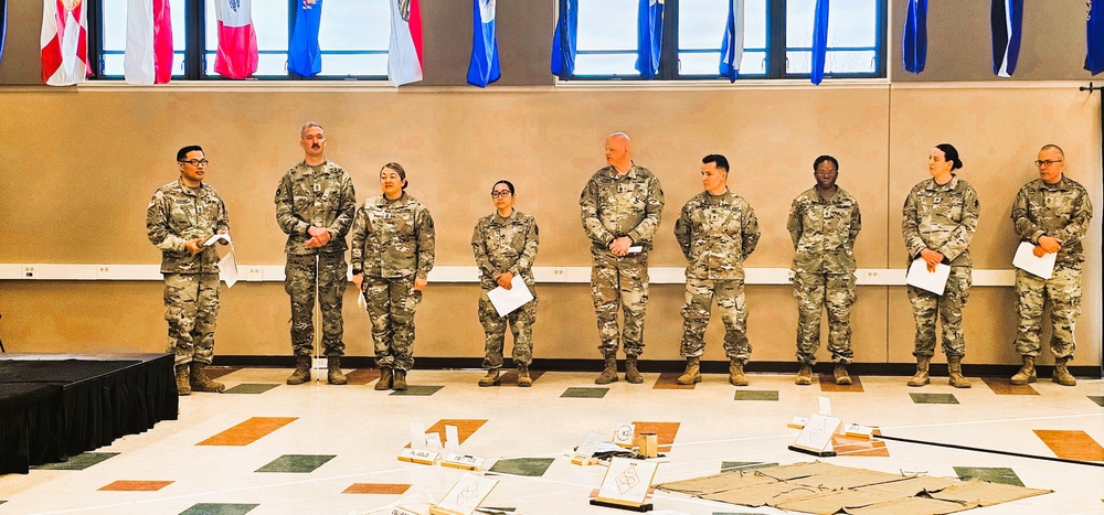 Fort McCoy NCO Academy’s Battle Staff NCO Course 004-26 students hold Combined Arms Rehearsal