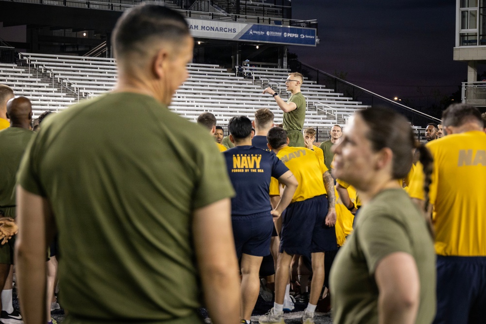 SMMC Ruiz visits Hampton Roads NROTC