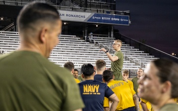 SMMC Ruiz visits Hampton Roads NROTC