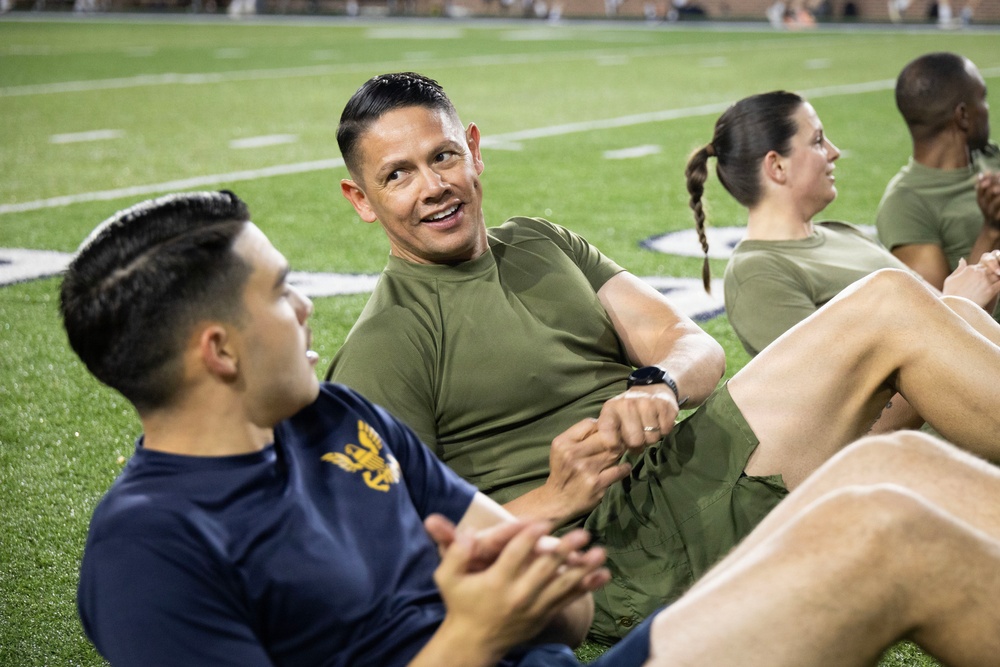 SMMC Ruiz visits Hampton Roads NROTC