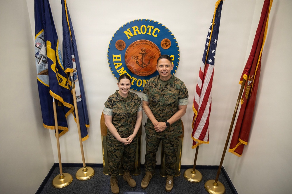 SMMC Ruiz visits Hampton Roads NROTC