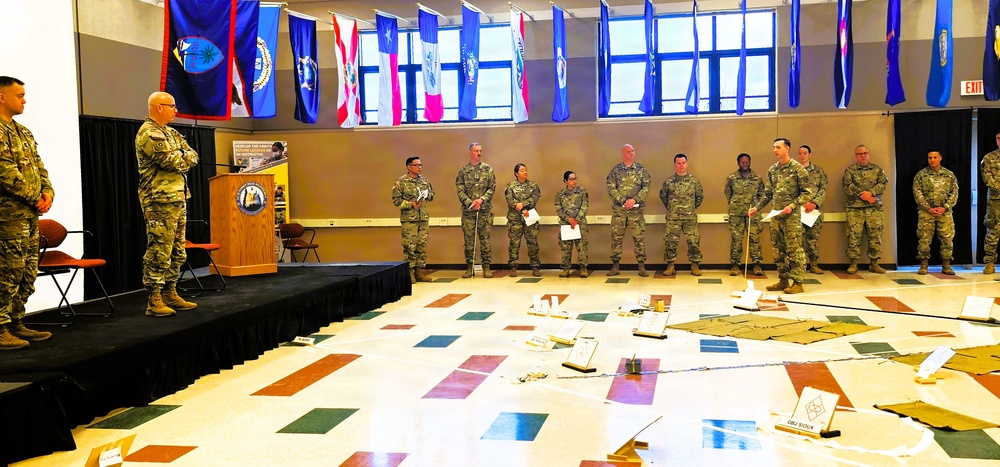 Fort McCoy NCO Academy’s Battle Staff NCO Course 004-26 students hold Combined Arms Rehearsal