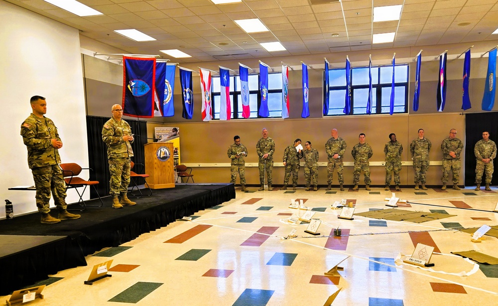 Fort McCoy NCO Academy’s Battle Staff NCO Course 004-26 students hold Combined Arms Rehearsal