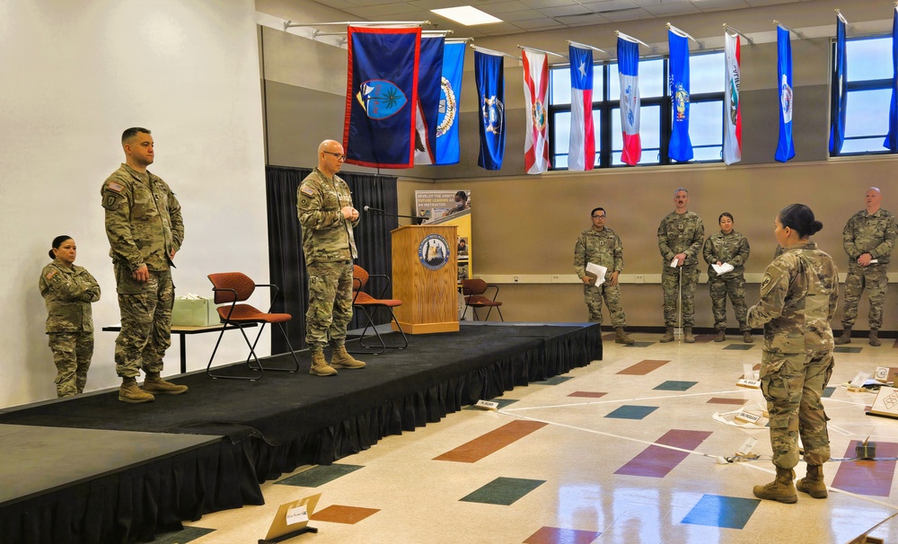 Fort McCoy NCO Academy’s Battle Staff NCO Course 004-26 students hold Combined Arms Rehearsal