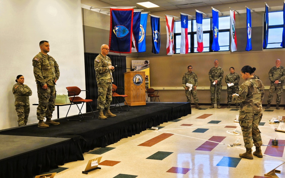 Fort McCoy NCO Academy’s Battle Staff NCO Course 004-26 students hold Combined Arms Rehearsal