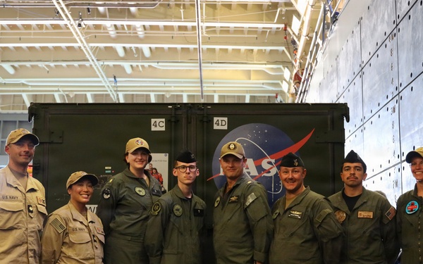 Navy Medicine supports successful Artemis II recovery mission aboard USS John P. Murtha