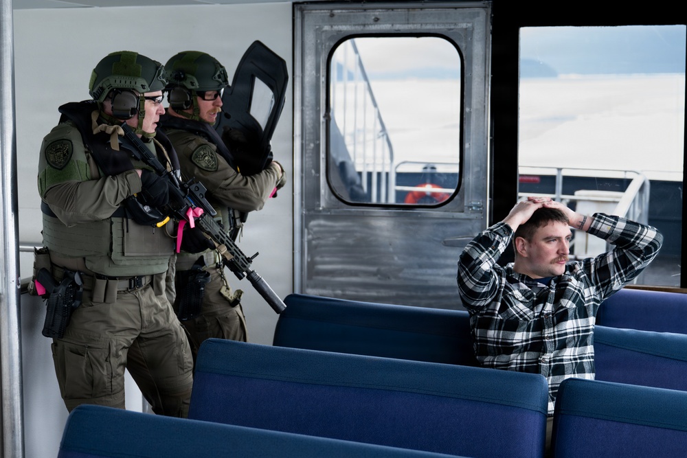 Coast Guard, SWAT and TSA conduct maritime training in Juneau, Alaska