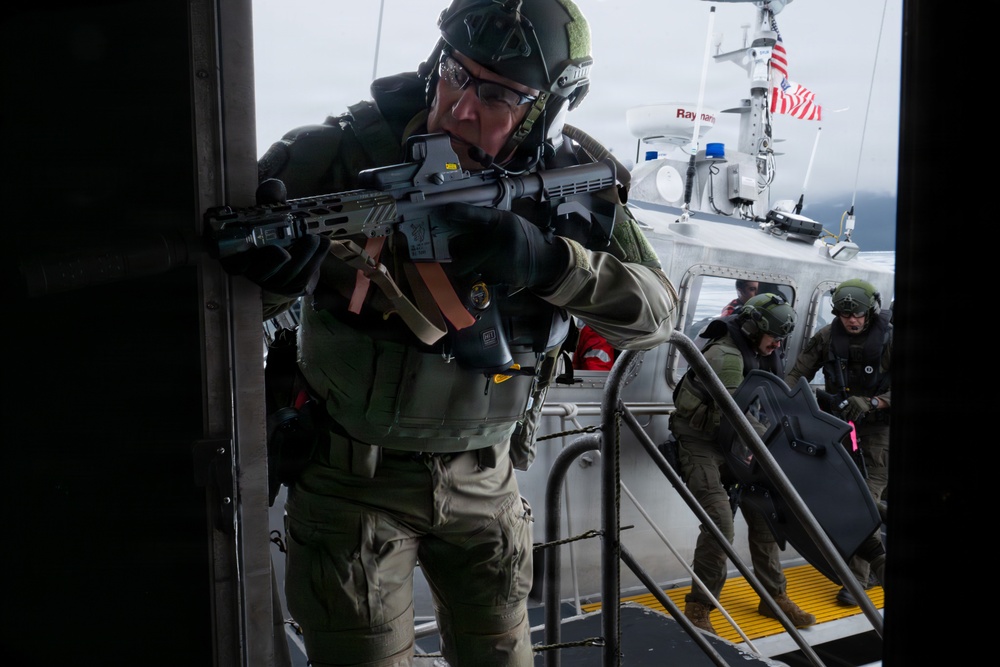 Coast Guard, SWAT and TSA conduct maritime training in Juneau, Alaska