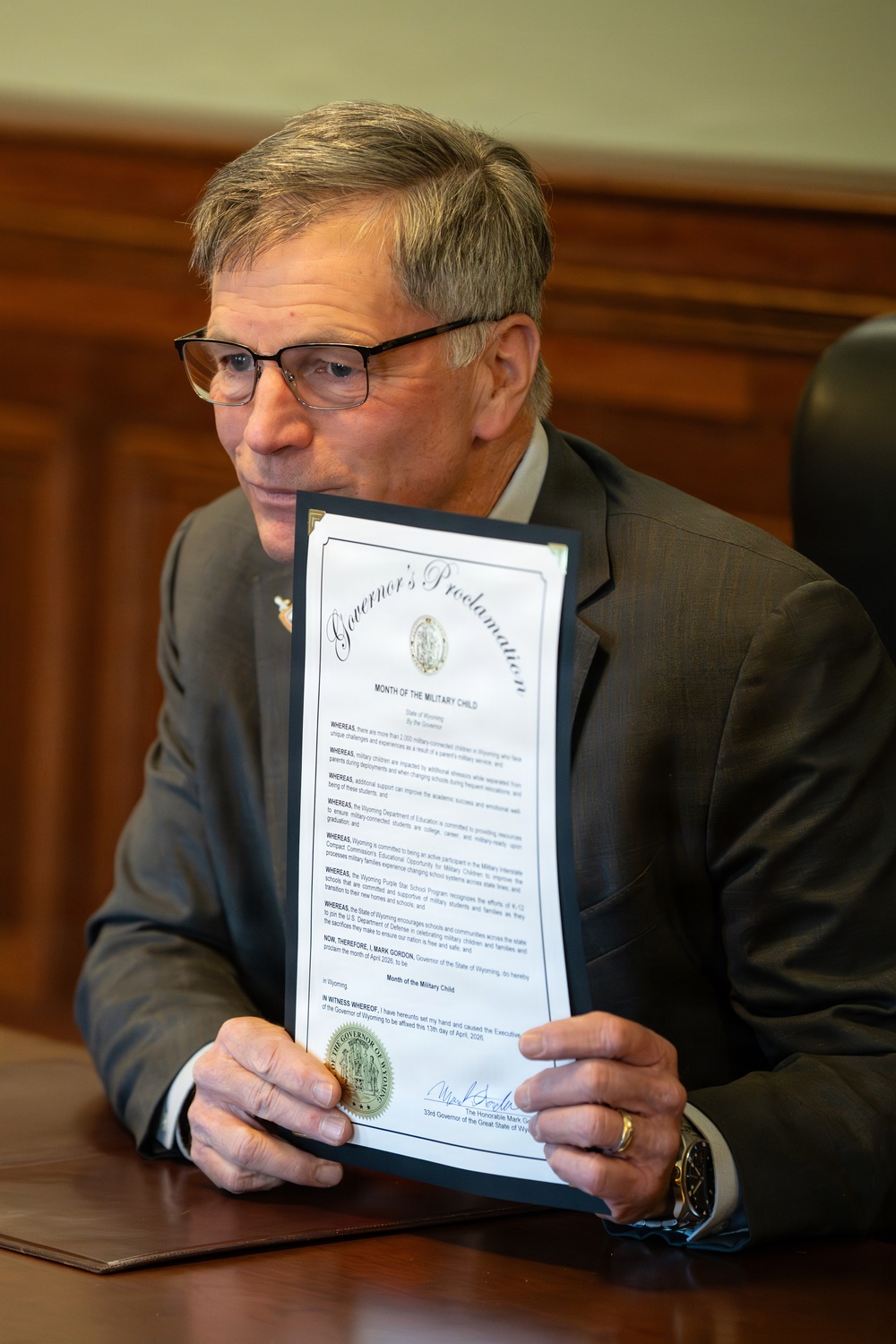 Wyoming honors military children for strength, sacrifice during Month of the Military Child