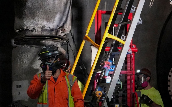 NCTF-RH continues tank degassing operations