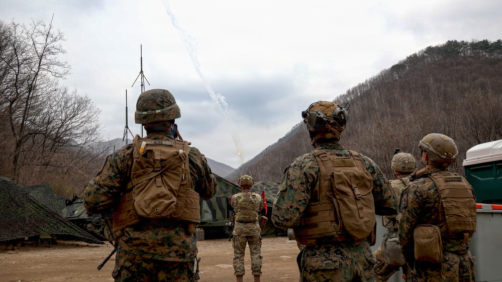 U.S. Marines with 3/12 Conduct HIMARS Live-Fire Range during KMEP 26.1