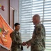 Soldier receives award for top 3 by LTC Vanwinkle