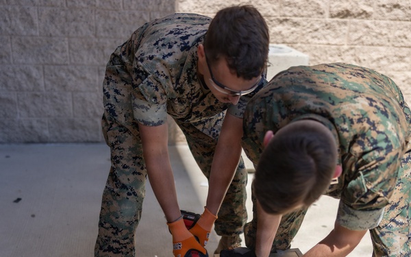 HQSPTBN Marines participate in OCS IV
