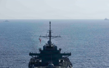 USS Blue Ridge conducts consecutive combined maritime operations with allies in Western Pacific Ocean