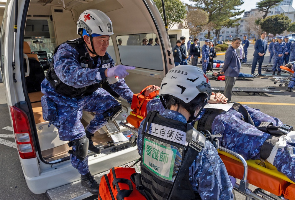 U.S. Naval Hospital Yokosuka and JSDF Hospital Yokosuka Strengthen Medical Alliance with Joint Casualty Drill