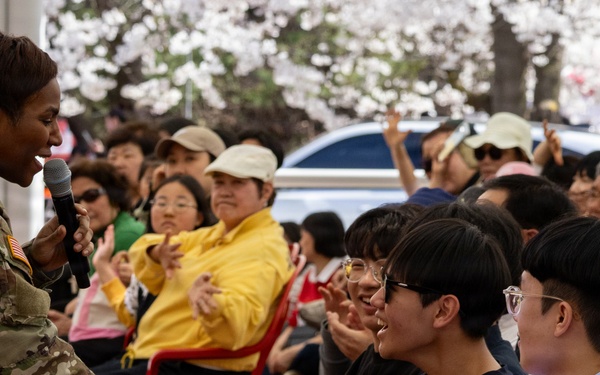 Eighth Army Jazz Combo Performs at Eden Cherry Blossom Festival