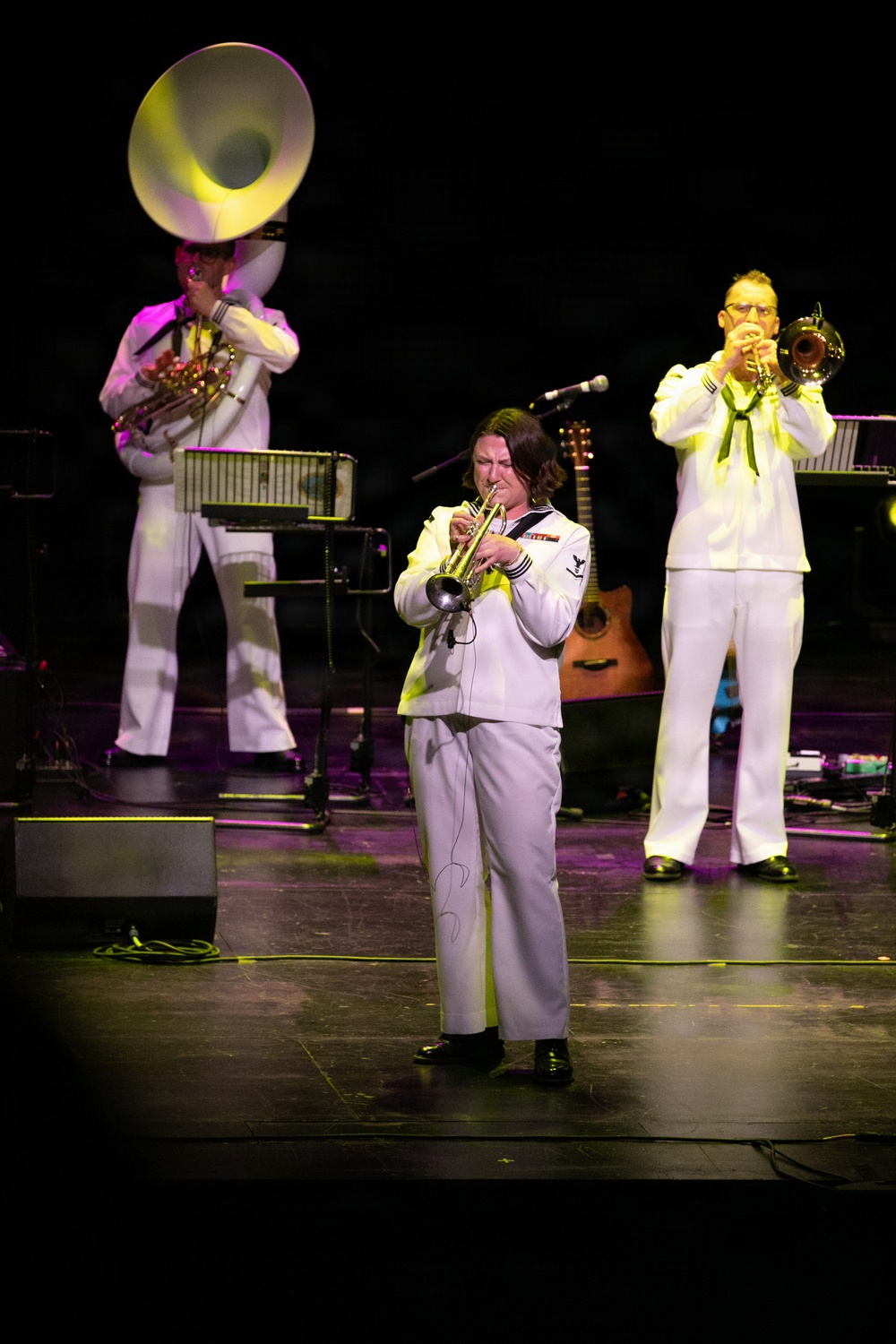 C7F and Singapore Armed Forces Band Perform at Singtel Waterfront Theatre