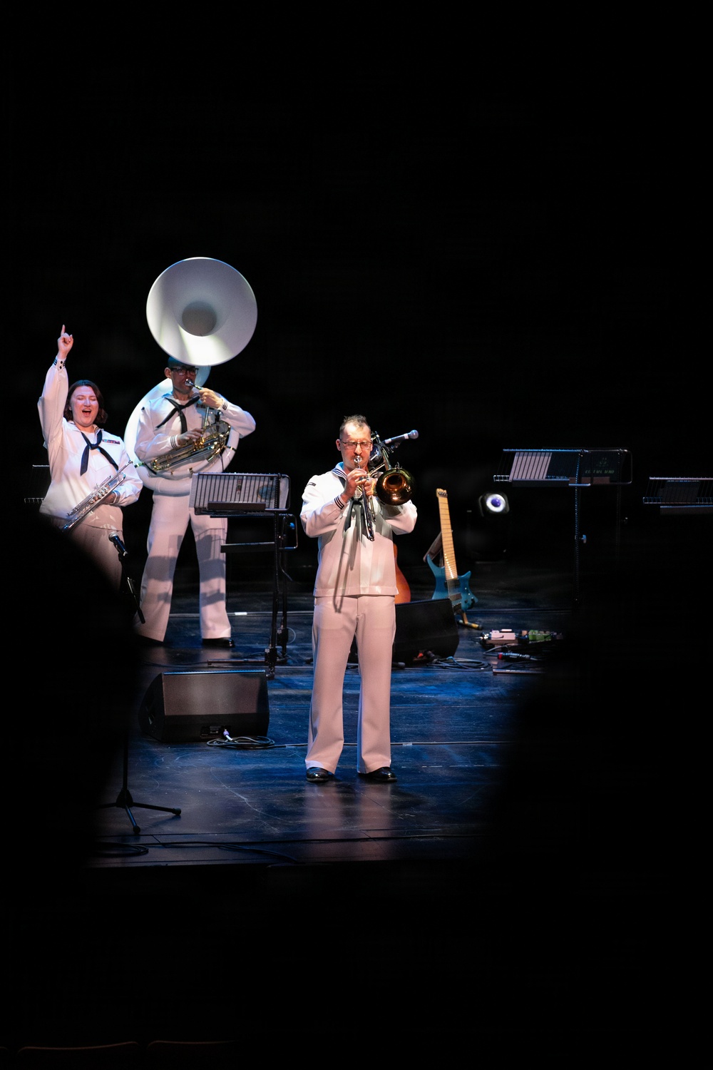 C7F and Singapore Armed Forces Band Perform at Singtel Waterfront Theatre