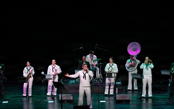 C7F and Singapore Armed Forces Band Perform at Singtel Waterfront Theatre