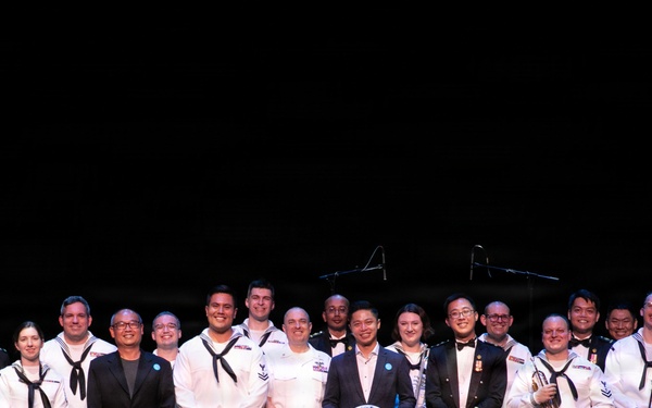 C7F and Singapore Armed Forces Band Perform at Singtel Waterfront Theatre