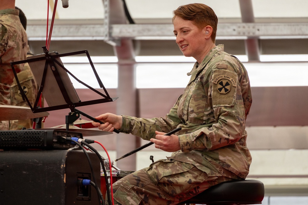 Eighth Army Jazz Combo Performs at Eden Cherry Blossom Festival