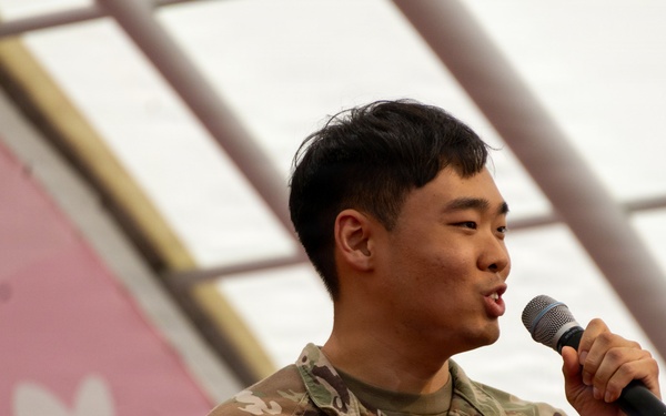 Eighth Army Jazz Combo Performs at Eden Cherry Blossom Festival