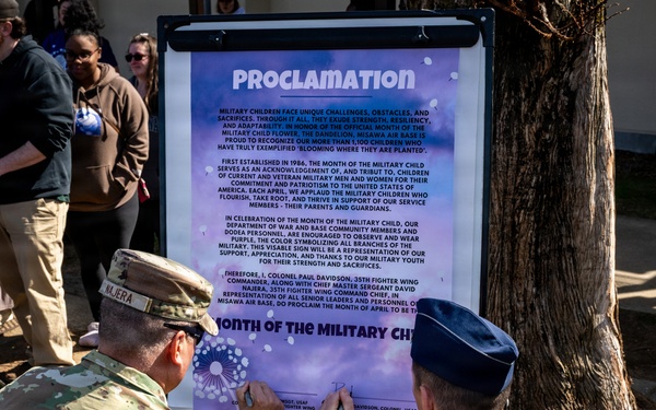 Misawa AB Celebrates Month of the Military Child