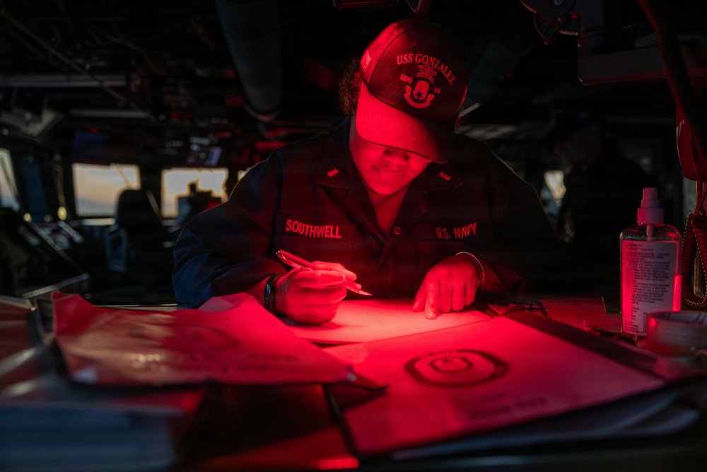 Watch Standers the USS Gonzalez (DDG 66)
