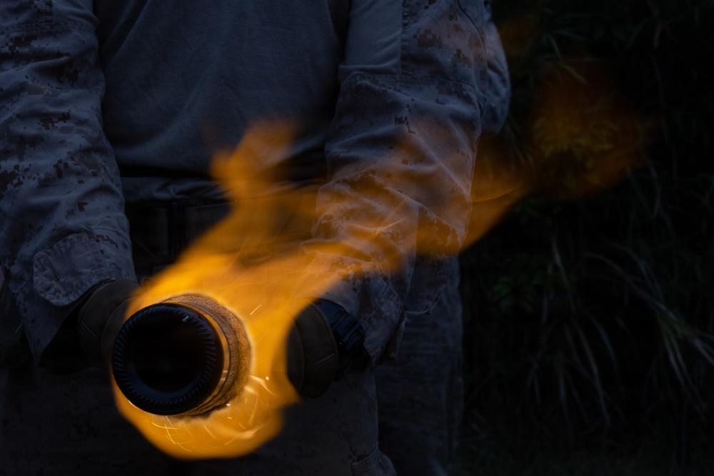 9th ESB and 3rd Recon Marines Conduct a Demo Range