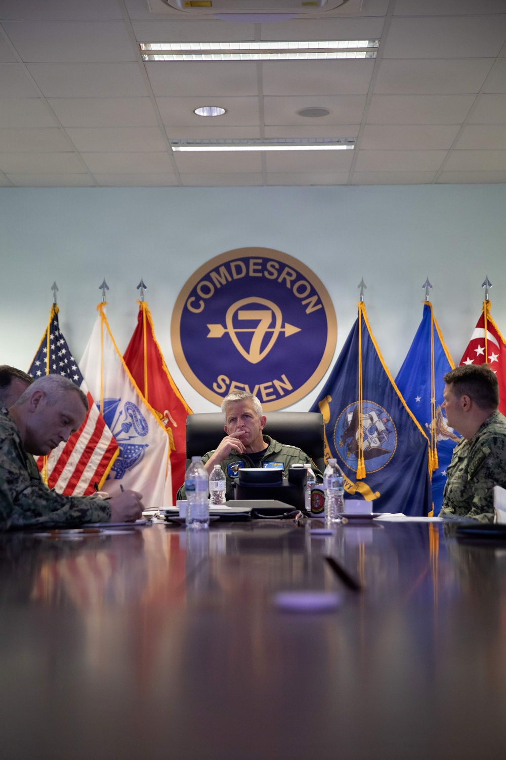 C7F Visits Destroyer Squadron 7 External Cooperation Office