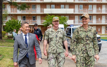 The Honorable Hung Cao, Under Secretary of the Navy, visits Norfolk Naval Shipyard